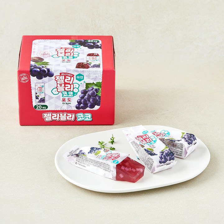 젤리블리 코코 포도, 60g, 20개, 1개입