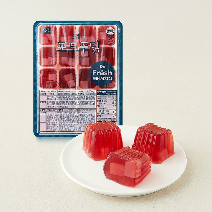 프하 포도푸딩, 50g, 1개, 20개입