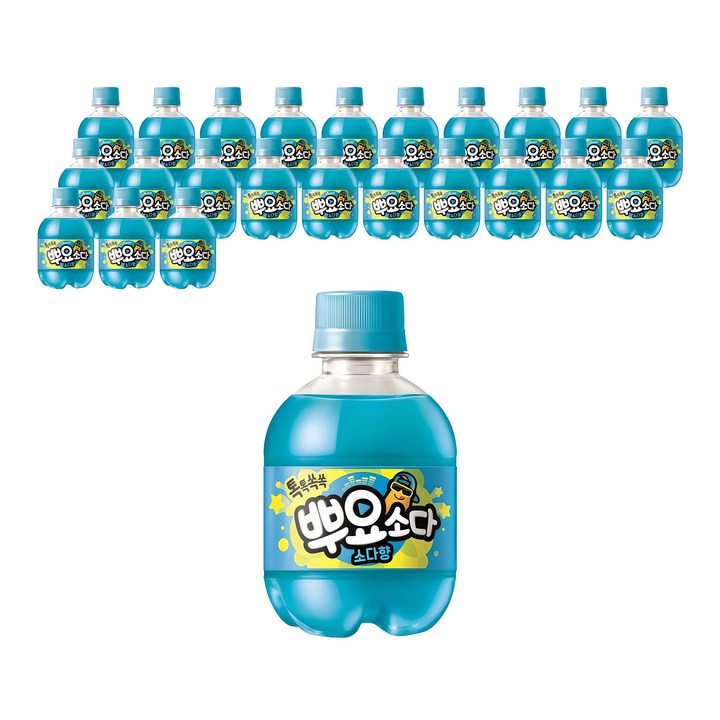 뿌요 소다 소다향, 245ml, 24개