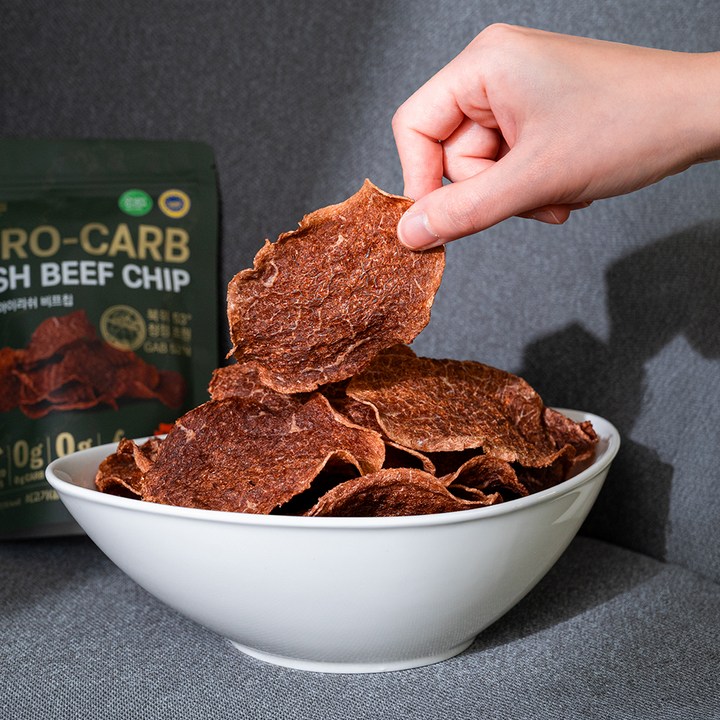 소고기칩 목초우 저염 고단백 유아용 아일랜드목초우 케이미트, 1개, 30g