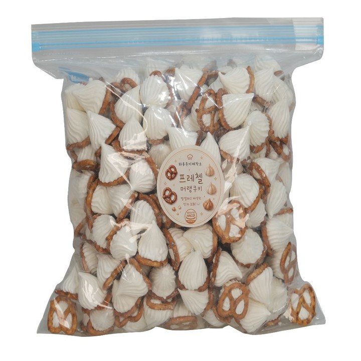 수제 프레첼 머랭쿠키 어린이집 유치원 답례품, 470g, 1개