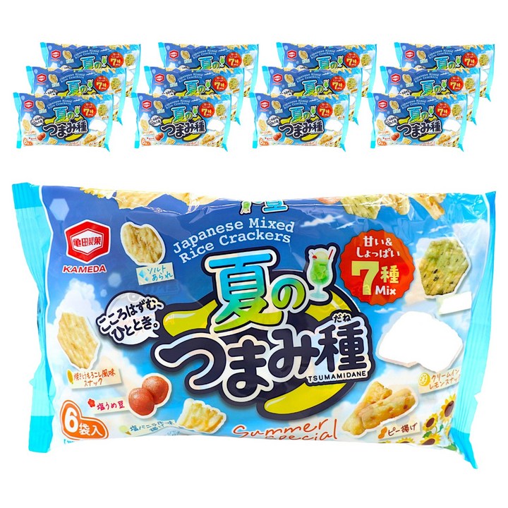 카메다 여름의 안주종 6개입, 90g, 12개