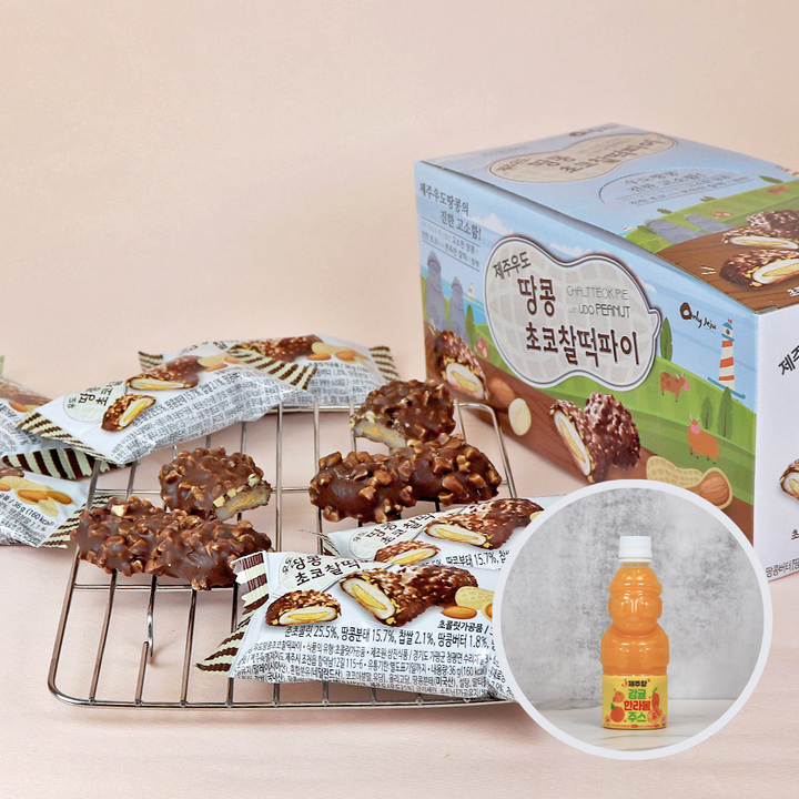 제주 우도땅콩 초코 찰떡파이, 1개, 720g