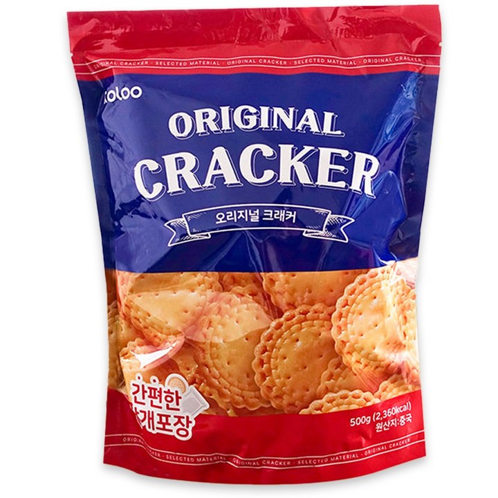 한진식품 오리지널 크래커, 500g, 1개