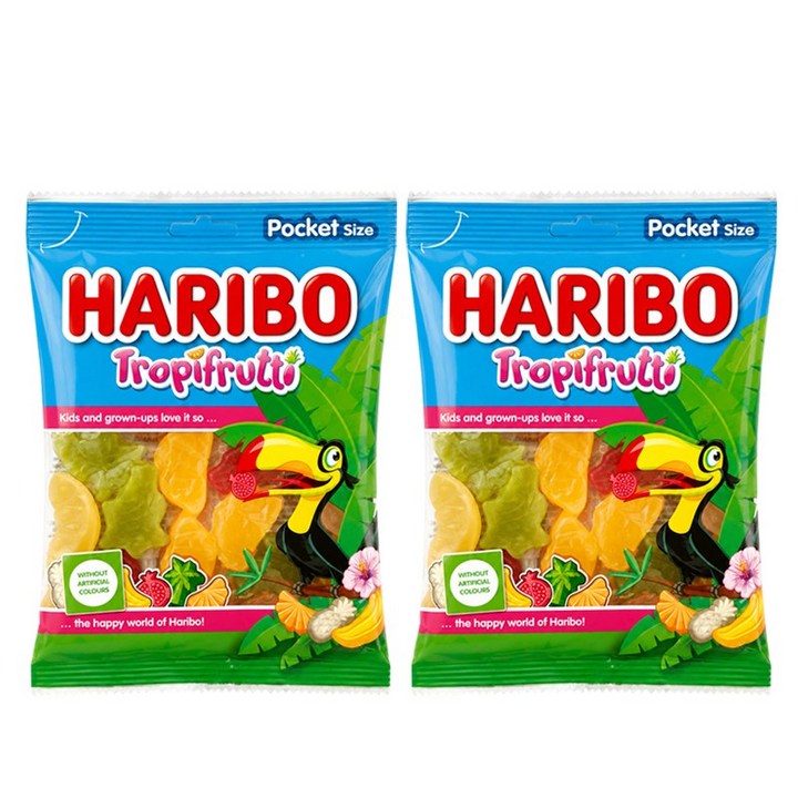 하리보 트로피프루티 젤리 100g, 2개