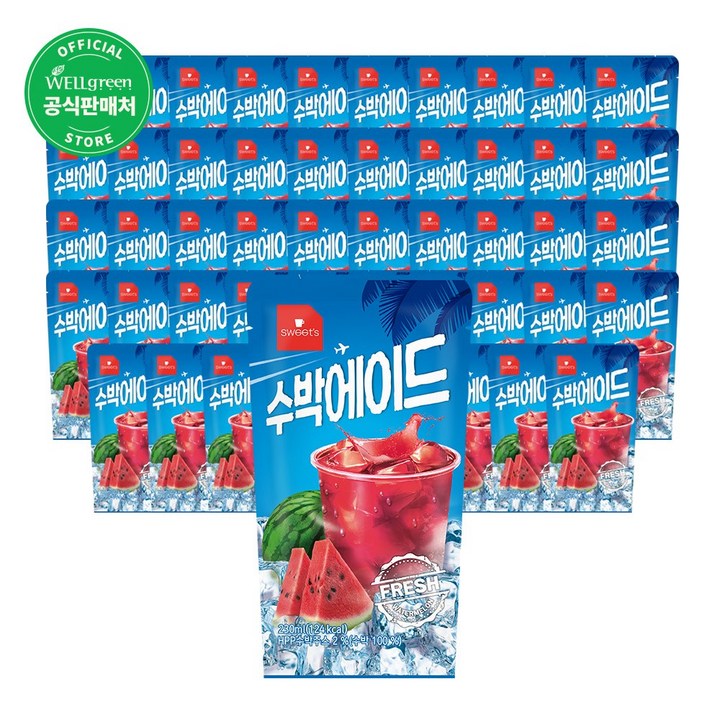 웰그린 스위츠 수박에이드, 230ml