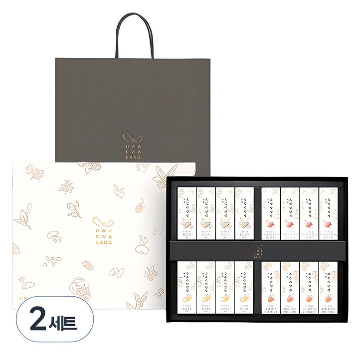 화과방 지현양갱세트 2호 + 쇼핑백, 2개