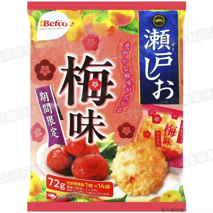 베프코 세토시오 매실 맛 14개입, 72g, 12개