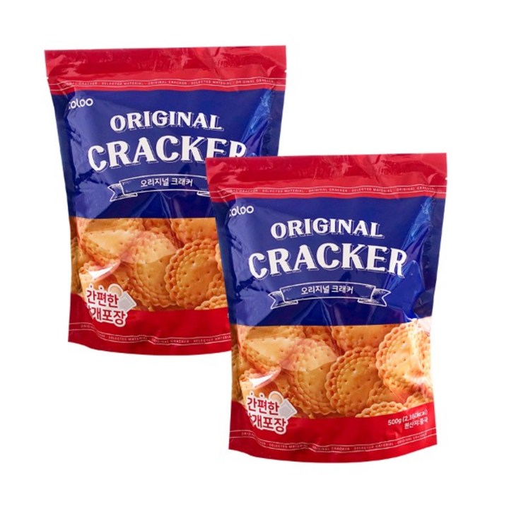한진식품 오리지널 크래커, 500g, 2개