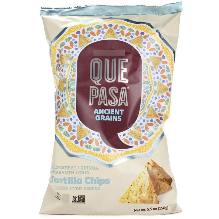Que Pasa 에인션트 그레인 토르티야 칩, 156g, 1개