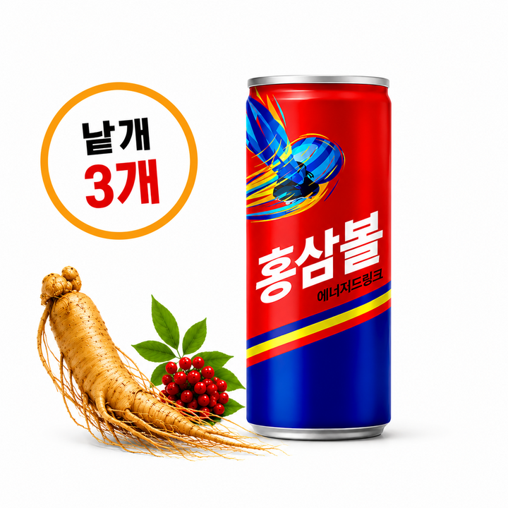 온니위드 파워풀 홍삼음료, 3개, 245ml