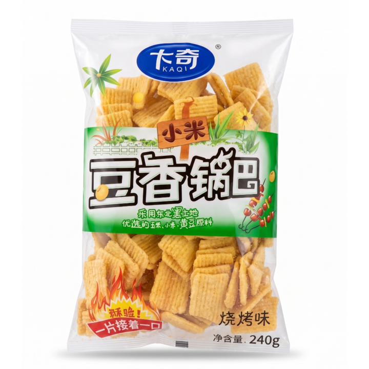 누릉지 과자 바베큐맛, 6개, 240g