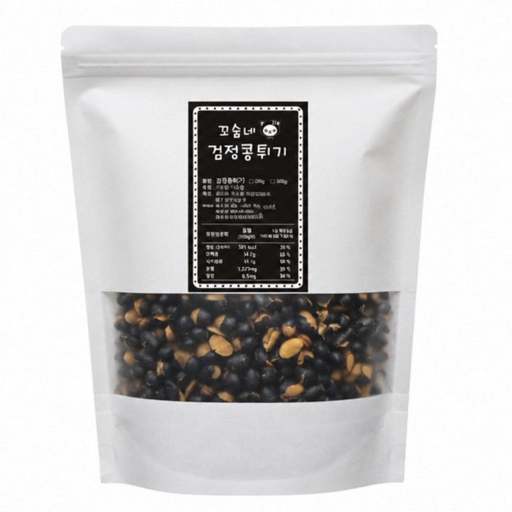 햇콩으로 볶아 더 고소한 볶은 국산 귀족 서리태 꼬숩네 검정콩튀기, 1개, 250g