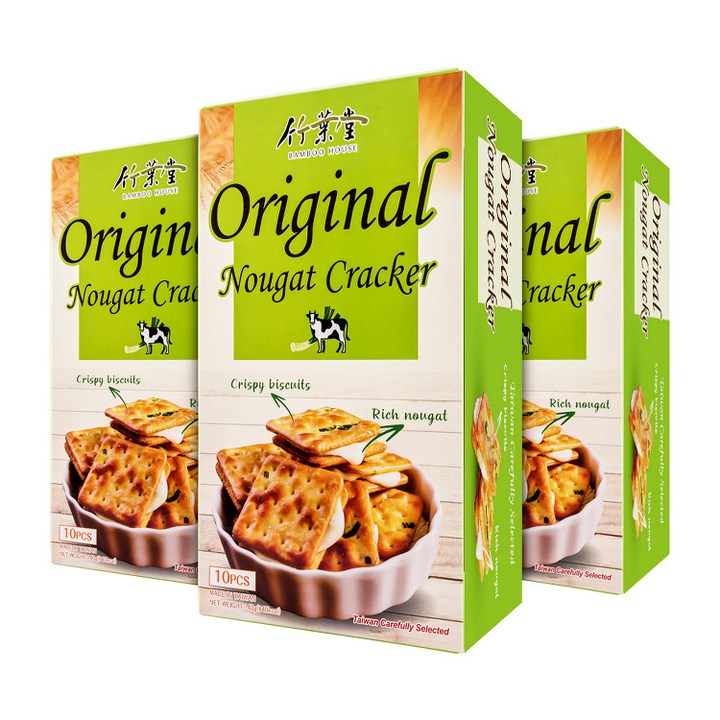 뱀부하우스 누가크래커, 140g, 9개