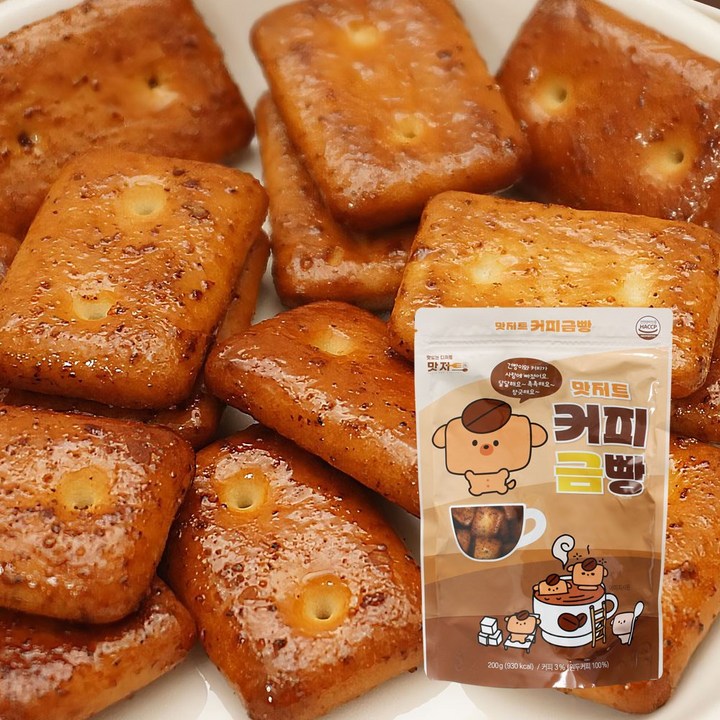 다무까 맛저트 커피 금빵 건빵 간식 디저트 과자 주전부리, 1개, 200g