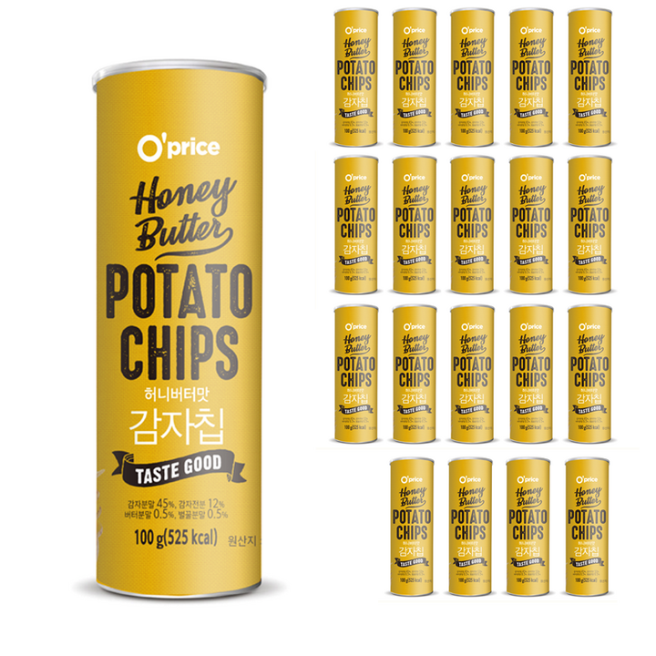 오프라이스 허니버터맛 감자칩, 20개, 100g