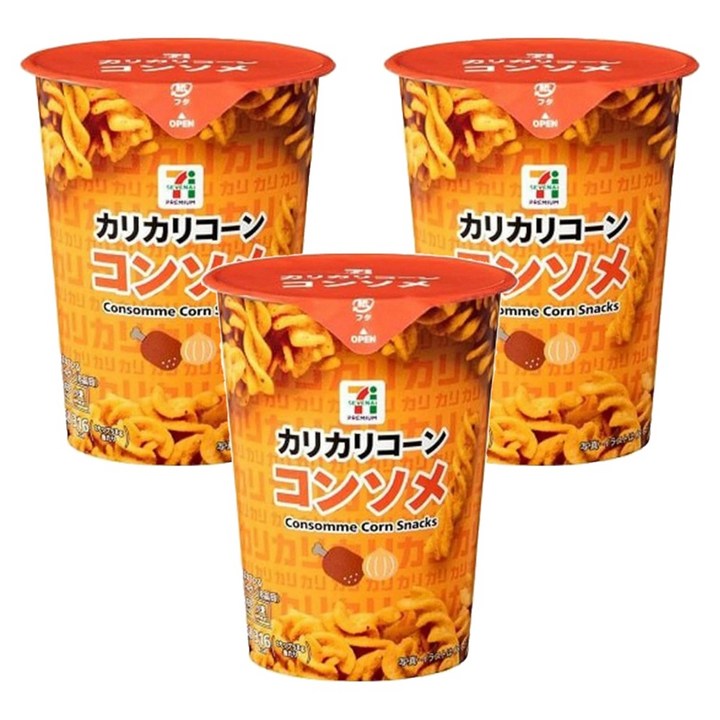 Seven Premium 바삭바삭콘 콘소메, 65g, 3개