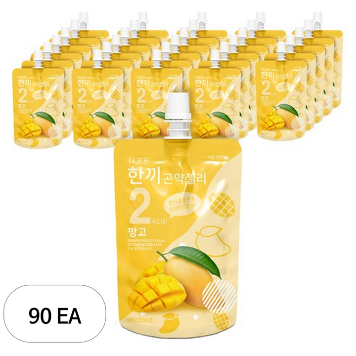 더존건강 더 조은 한끼곤약젤리 망고, 150g, 90개