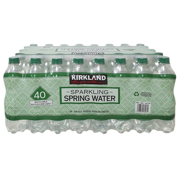 커클랜드 시그니처 스파클링 워터 코스트코, 40개, 500ml