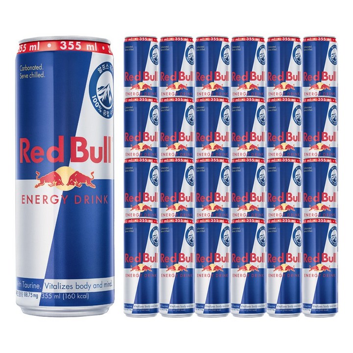 레드불 에너지 드링크, 355ml, 24개