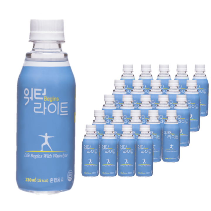 워터라이트 * 한국식품기술대상 동상 ORS 마시는 수분 전해질 보충 음료 230ml 24개, 24개입