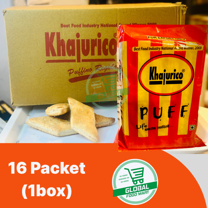khajurico Puff (네팔 비스킷), 16개, 150g