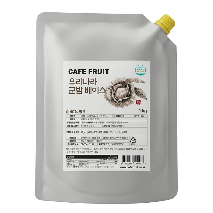 카페프룻 우리나라 군밤 베이스, 1개, 1kg
