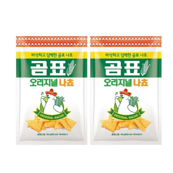 곰표 오리지널 나쵸, 190g, 2개