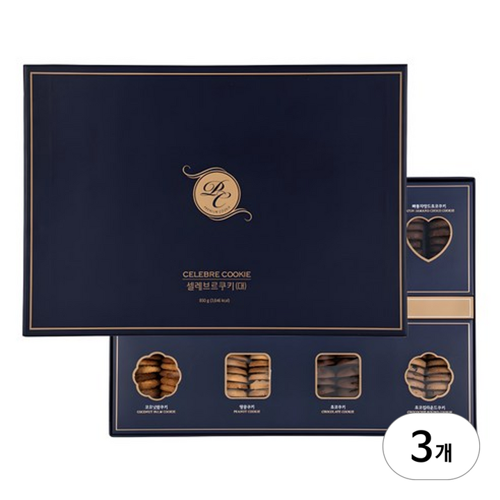 신라명과 셀레브르쿠키 대, 850g, 3개