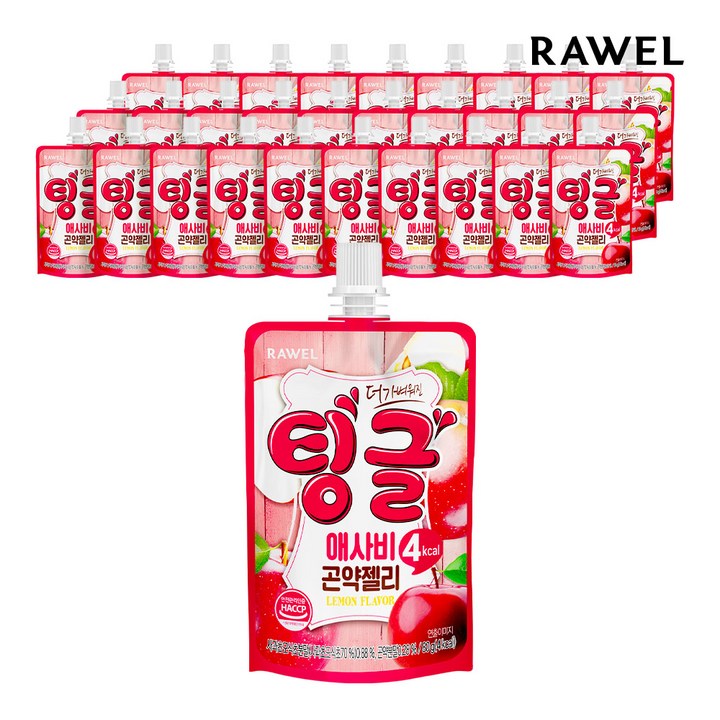 팅글 애사비 곤약젤리, 80g, 30개