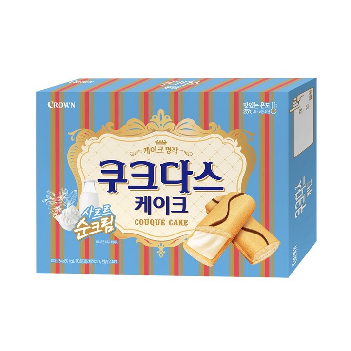 쿠크다스 케이크, 154g, 10개