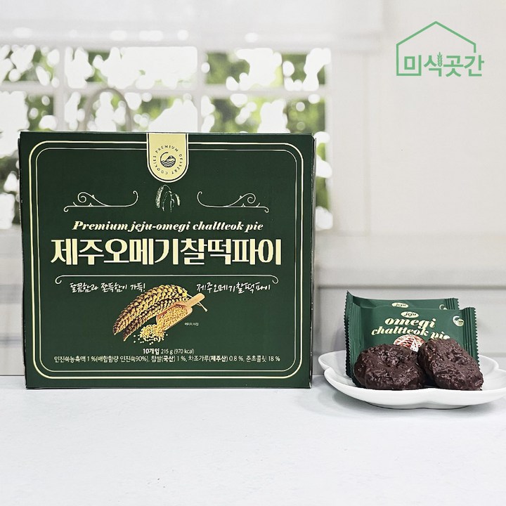 청우식품 제주 오메기 찰떡파이, 1개, 215g