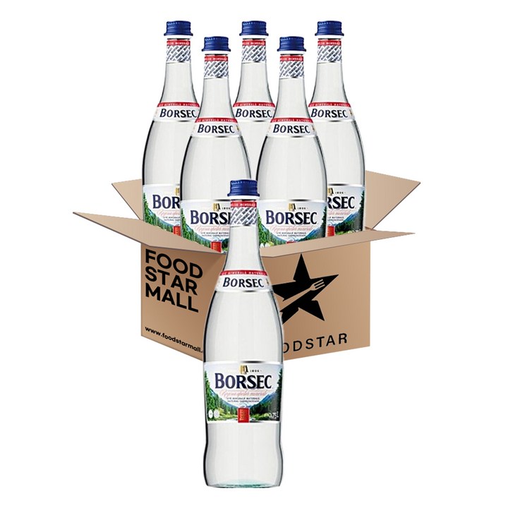 보르섹 탄산수, 750ml, 6개