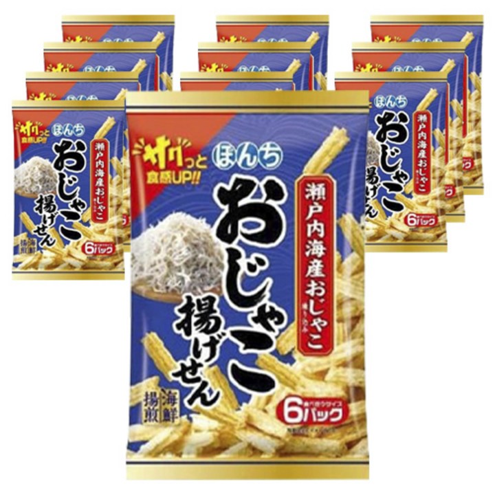 본치 해물 아게센 오쟈코 6팩, 12개, 72g