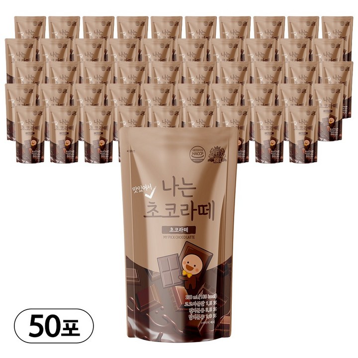 나는 맛있어서 초코라떼, 50개, 230ml