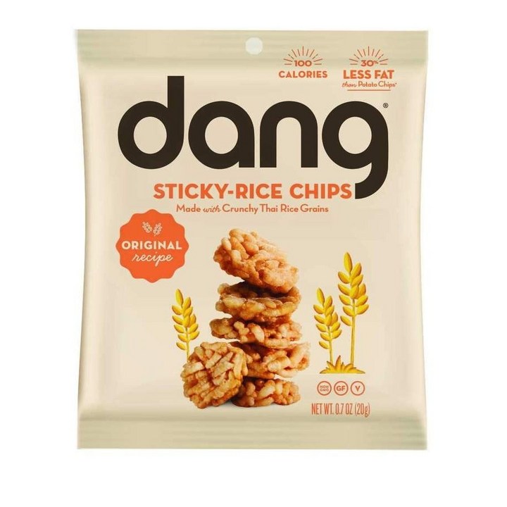 Dang 오리지널 스티키 라이스 칩, 20g, 1개