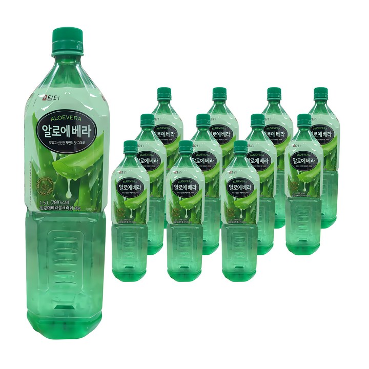 담터 알로에 베라 주스, 12개, 1.5L