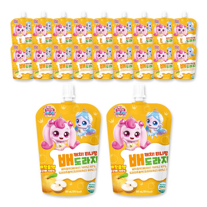 캐치티니핑 배도라지 국산배, 20개, 1ml, 배.도라지
