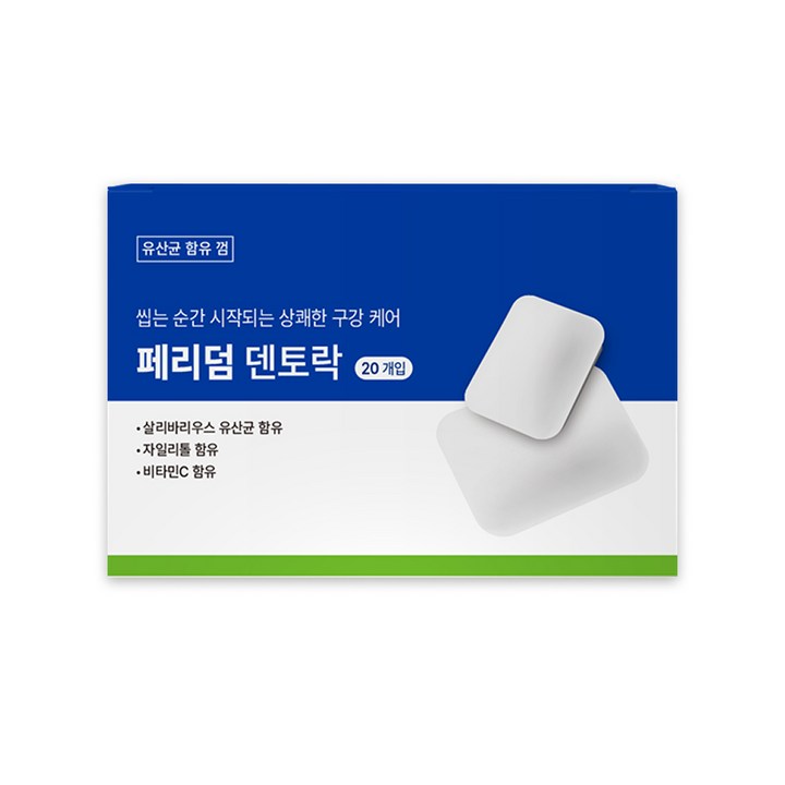페리덤 덴토락 구강유산균 껌, 6개, 42g