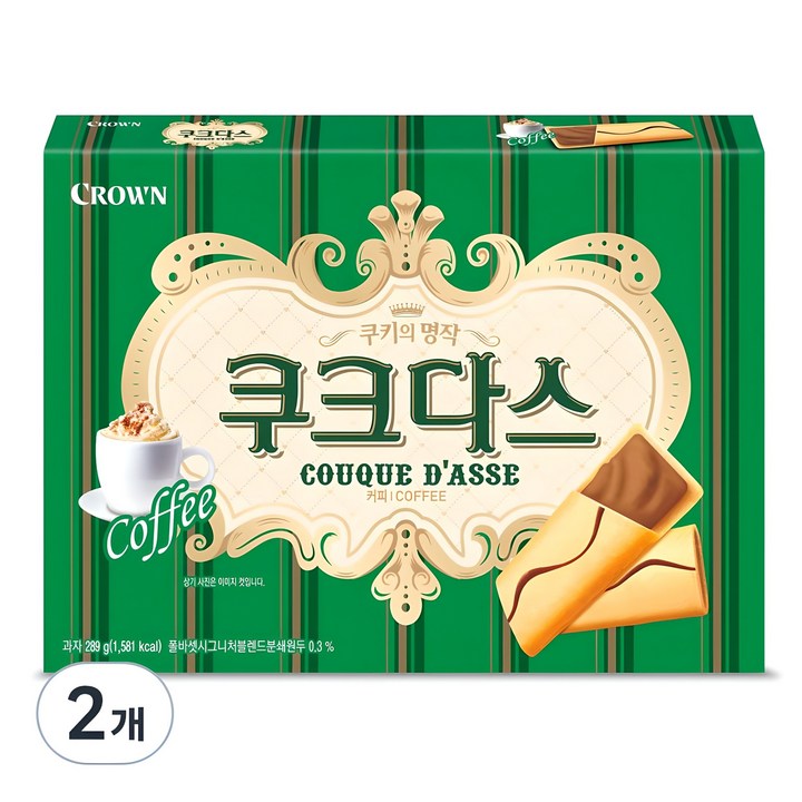 쿠크다스 커피, 289g, 2개