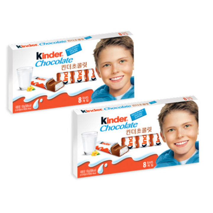 킨더 초콜릿 8개입, 100g, 20개