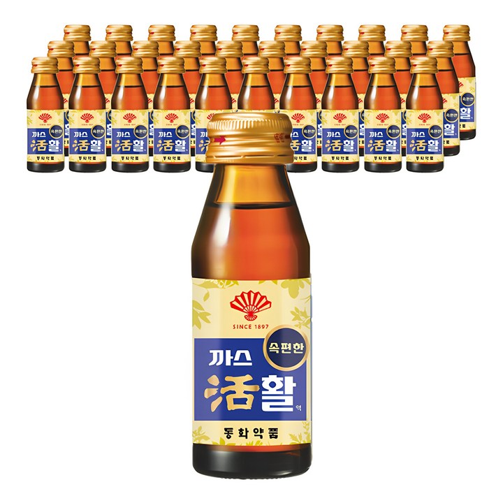 동화약품 부채표 까스활 소화제, 75ml, 60개