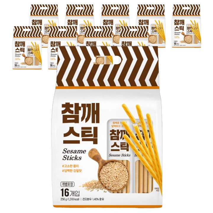 키즈웰 참께스틱, 256g, 10개