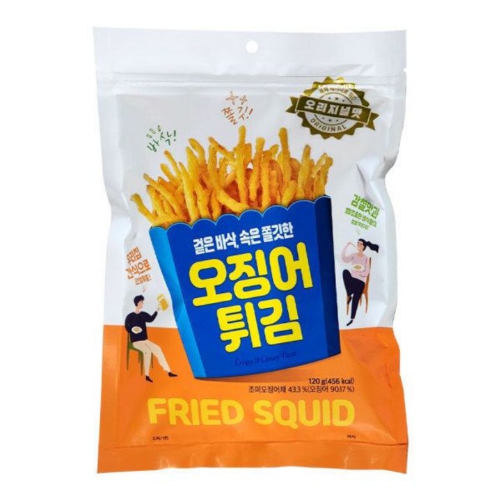 정화식품 오징어 튀김, 120g, 1개