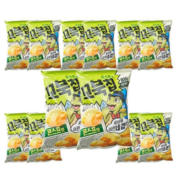 꼬북칩 미니 콘스프맛, 30g, 24개