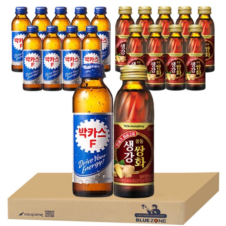 박카스F 120ml x 10병 + 생강쌍화 150ml x 10병, 20병, 120ml, 150ml