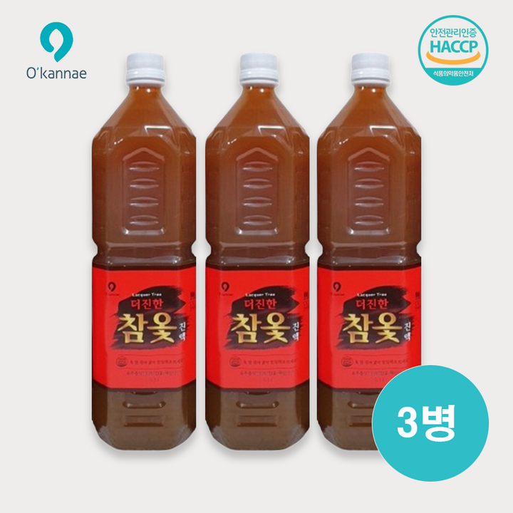 옻가네 더진한참옻진액 신상품 출시특가판매!!, 3개, 1.5L