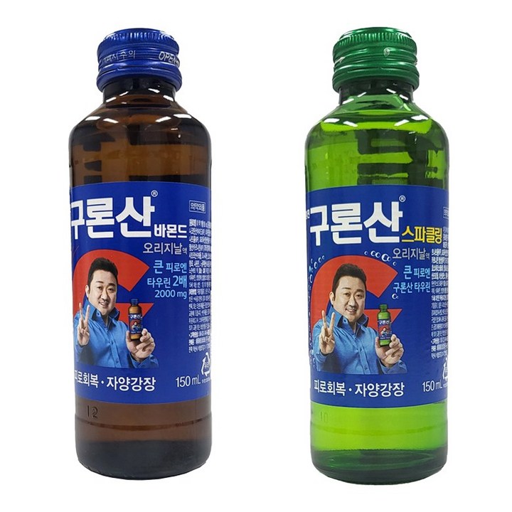 올따옴 건강음료 150ml 구론산10개+스파클링10개, 0.15l, 건강음료 선물박스 150ml 구론산10개+스파클링10개