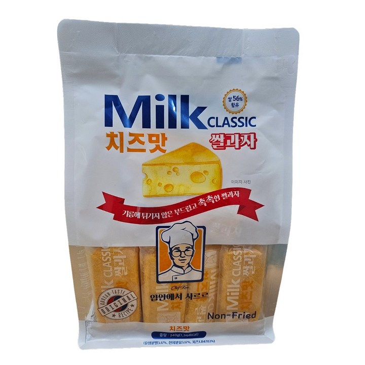 밀크클래식쌀과자 치즈맛, 240g, 6개