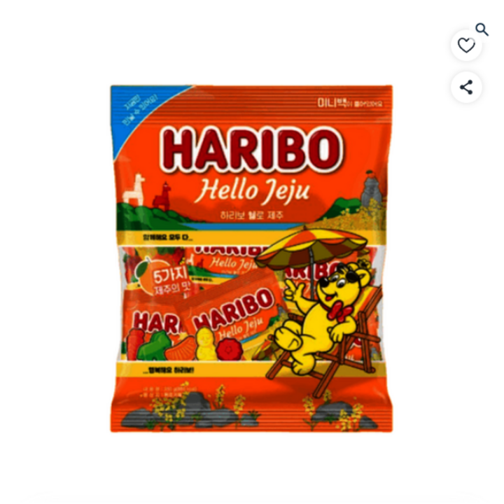 하리보 헬로 제주 젤리, 250g, 1개